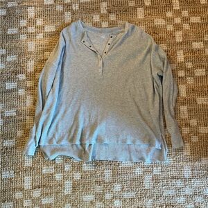 Aerie Waffle Knit Henley